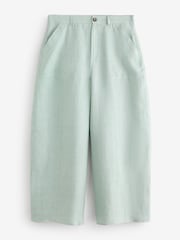 Emme by Marella Green Emmaceto Linen Trousers - Image 1 of 1
