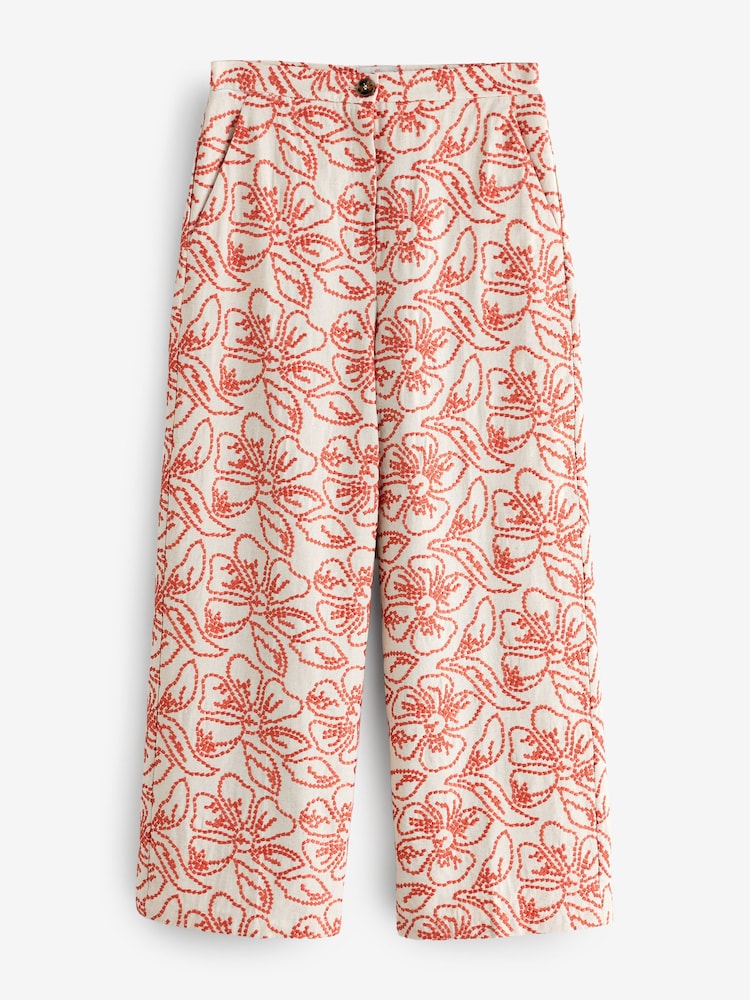 Emme by Marella White Emmtempra Twill Trousers - Image 1 of 1