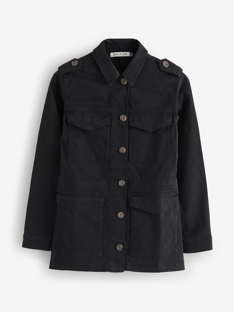 Baukjen Drake Utility Jacket Caviar Black - Bild 1 von 1