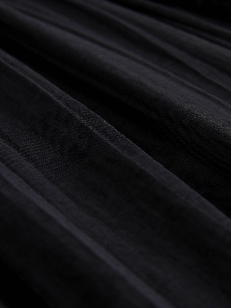 Black Crushed Balloon Leg Trousers - Image 8 of 8