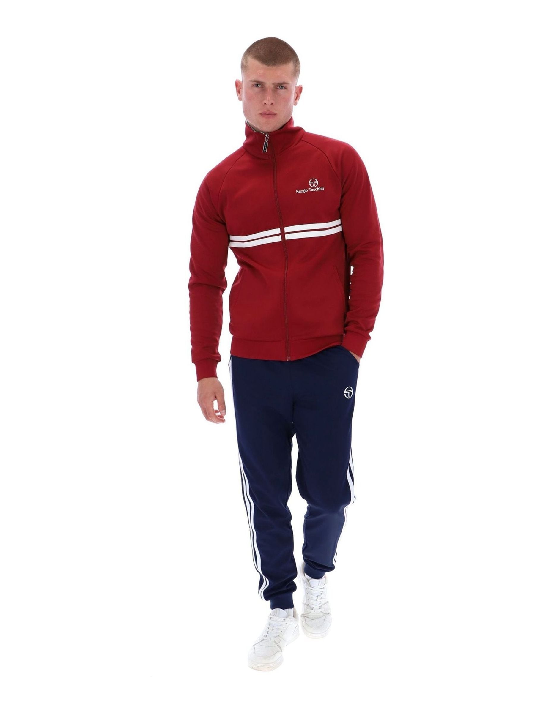 Buy Sergio Tacchini Red New Dallas Track Top from Next USA
