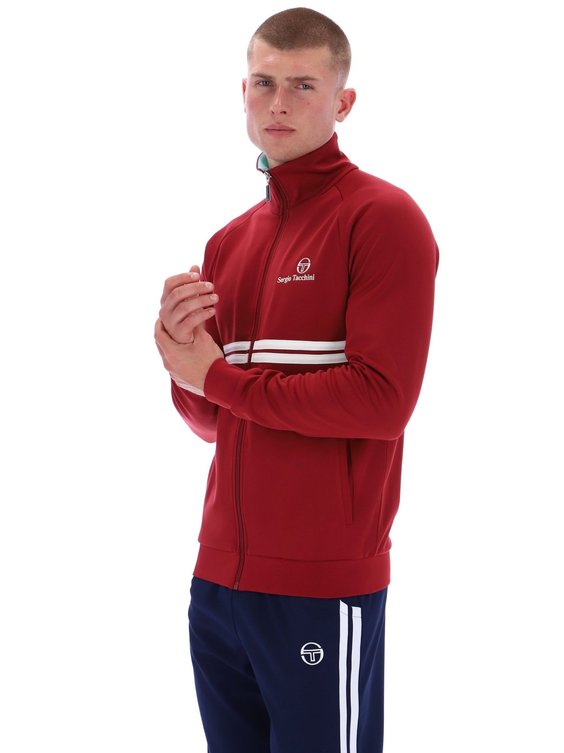 Buy Sergio Tacchini Red New Dallas Track Top from Next USA