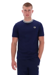 Sergio Tacchini Blue Rainer SS T-Shirt - Image 3 of 8