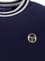 Sergio Tacchini Blue Rainer SS T-Shirt - Image 7 of 8