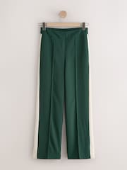 Green Side Stripe Wide Leg Tailored Trousers - Image 6 of 9