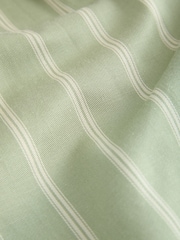 Green/Ecru Stripe N. Premium Bermuda Shorts with Linen - Image 8 of 8