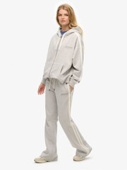 Superdry Grey Athletic Stripe Flare Joggers - Image 4 of 8