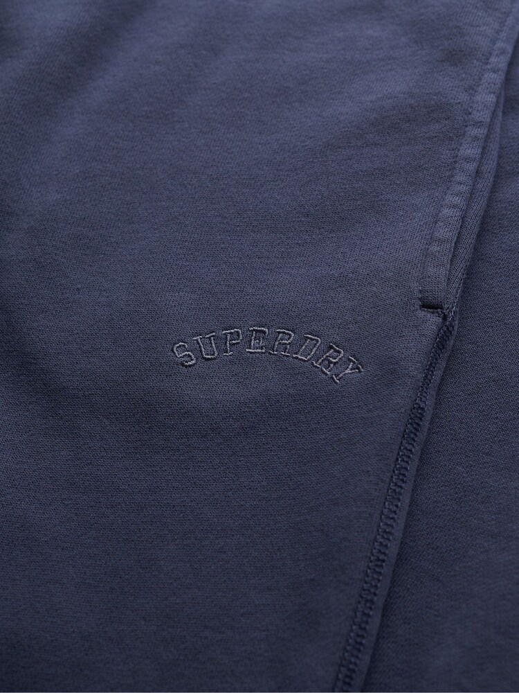 Superdry Blue Athletic Essentials Logo Garment Dyed Joggers - Image 8 of 8 Superdry Blue Athletic Essentials Logo Garment Dyed Joggers - Image 8 of 8