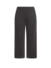 Yours Curve Grey Ribbed Wide Leg Joggers - Image 5 of 5