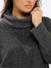 Yours Curve Black Soft Touch Jumper - Image 4 of 5