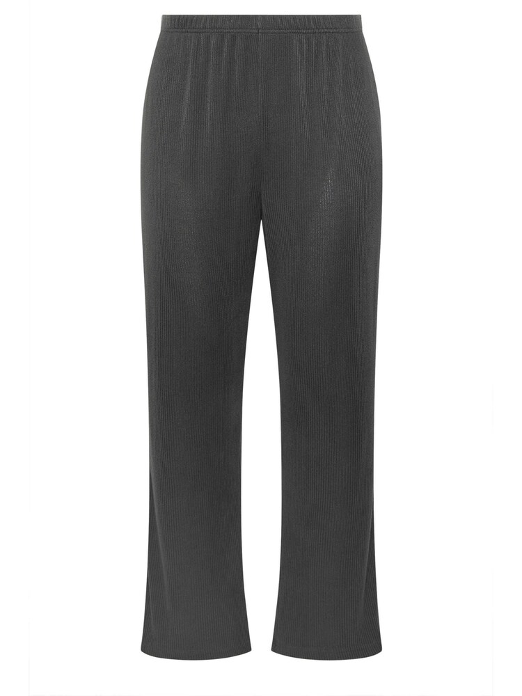 بنطلون رياضي برجل واسعة مضلع من Yours Curve - صورة 5 من 5