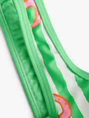 Eleanor Bowmer Green Horseshoe Zip Bikini Top - Image 9 of 9