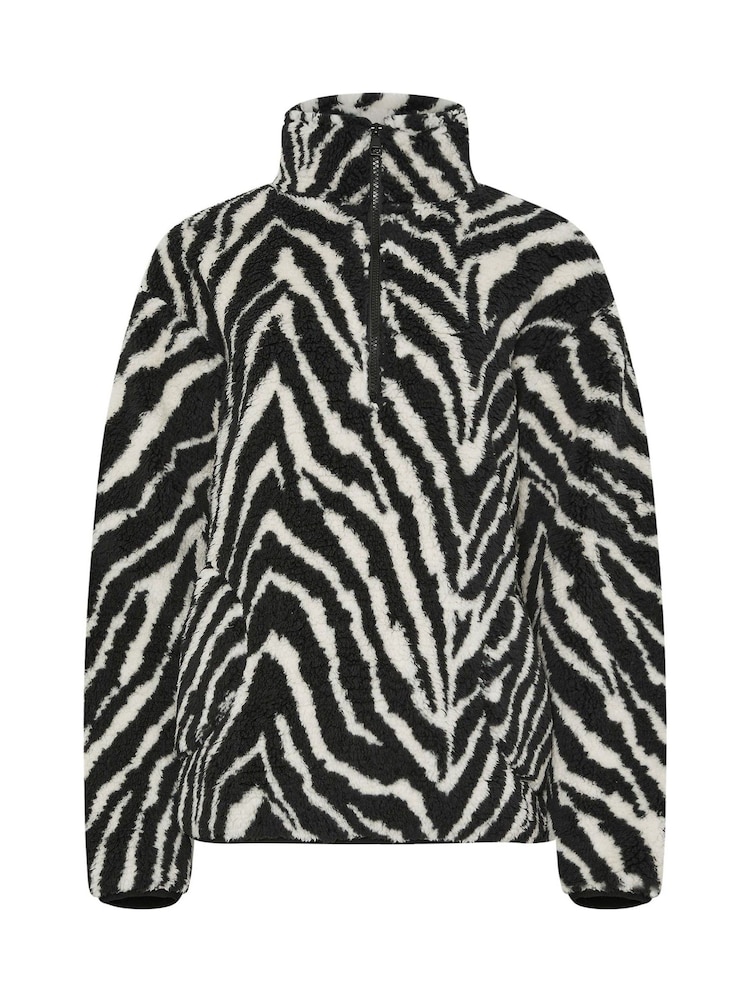 Long Tall Sally Black Half Zip Fleece - Image 5 of 5 Long Tall Sally Black Half Zip Fleece - Image 5 of 5