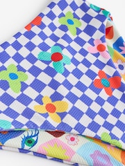 Eleanor Bowmer Blue Check Reversible High Waist Tummy Control Briefs - Image 6 of 7