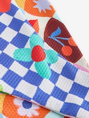 Eleanor Bowmer Blue Check Reversible High Waist Tummy Control Briefs - Image 7 of 7