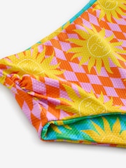 Eleanor Bowmer Pink Green Sun Reversible Tummy Control High Waist Briefs - Image 3 of 4