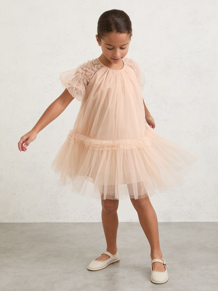 Reiss Neutral Tallulah Dresses - Image 2 of 4 Reiss Neutral Tallulah Dresses - Image 2 of 4