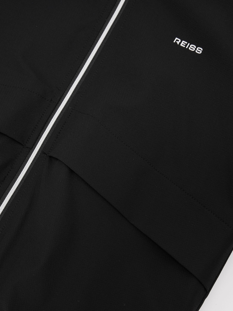 Reiss Ash Zip-Through Hooded Logo Jacket - Imaginea 4 din 4