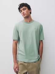 Navy / White / Black / Green Regular Fit Trident T-Shirt 4 Pack - Image 11 of 11