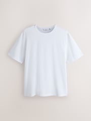 Navy / White / Black / Green Regular Fit Trident T-Shirt 4 Pack - Image 4 of 11