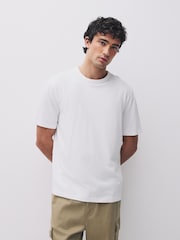 Navy / White / Black / Green Regular Fit Trident T-Shirt 4 Pack - Image 8 of 11