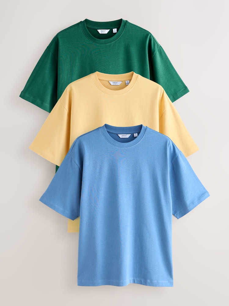 Green / Blue / Yelow Relaxed Fit T-Shirt - Image 1 of 9