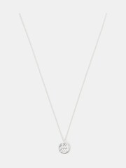 Accessorize Silver Tone Sterling Zodiac Pendant Necklace - Image 1 of 3