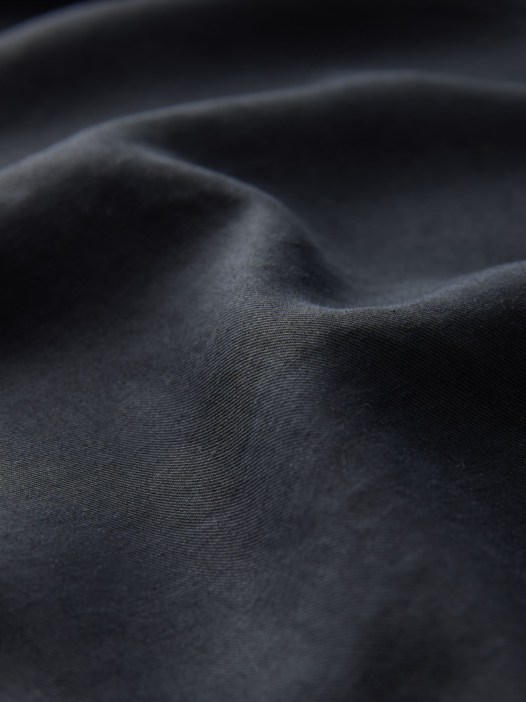 Black Lyocell Blend Short Sleeve Shirt - Image 8 of 8