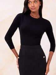 Lipsy Black Pencil Skirt - Image 3 of 4