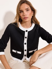 Lipsy Monochrome Tipped Detail Jacket - Image 1 of 4