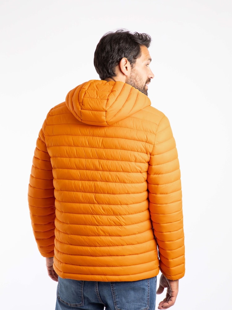 Weird Fish Orange Flete Lightweight Showerproof Padded Jacket - Image 2 of 7