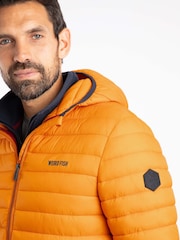Weird Fish Orange Flete Lightweight Showerproof Padded Jacket - Image 4 of 7