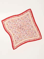 FatFace Red Paisley Hair Scarf - Image 2 of 2