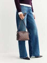 Dragon Diffusion Chunky Fellini Brown Pochette Bag - صورة 2 من 4