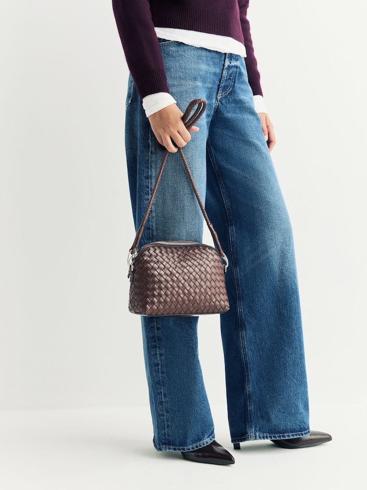 Dragon Diffusion Chunky Fellini Brown Pochette Bag - صورة 2 من 4