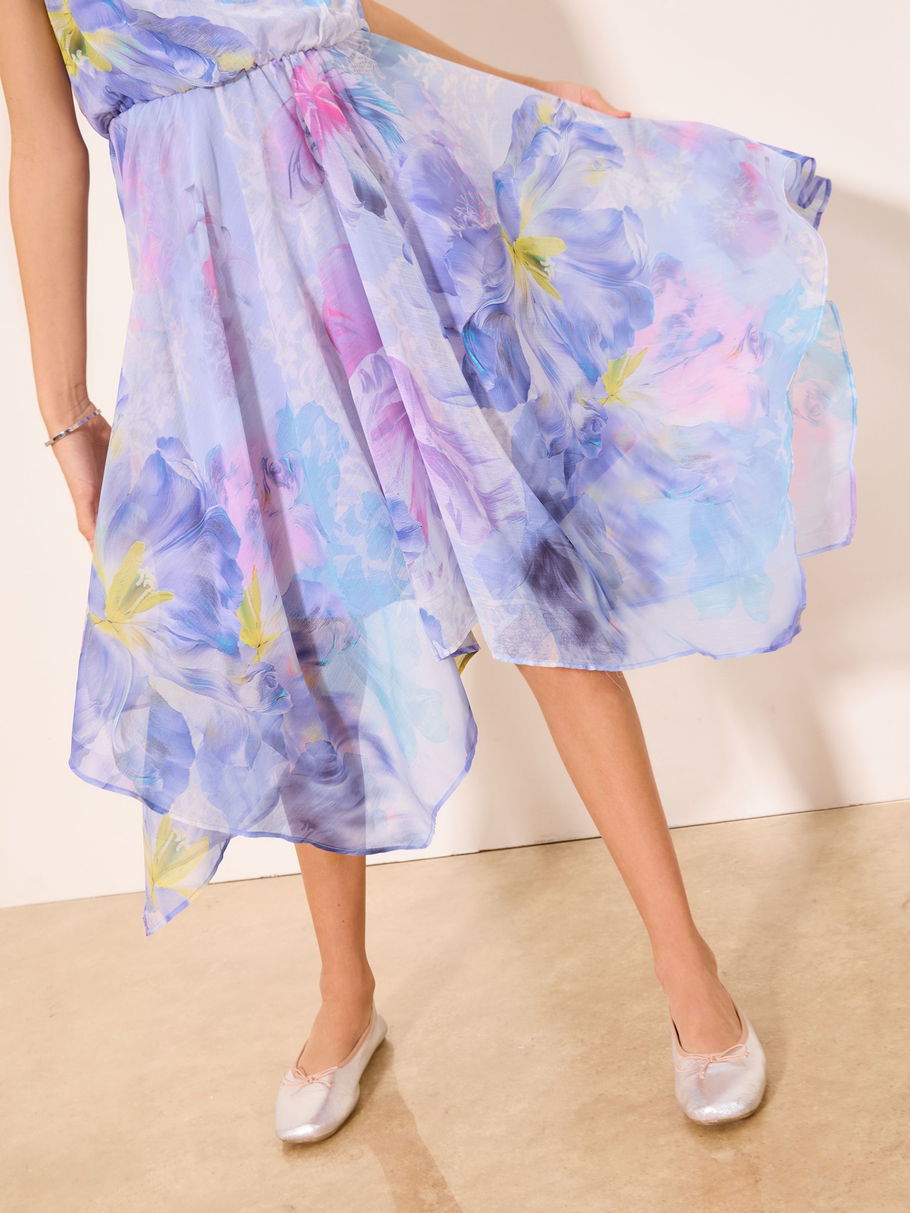 lipsy purple floral dress Buy Lipsy Purple Floral Print Fit And Flare Midi Dress from the Next UK online shop