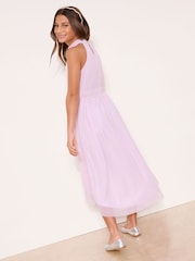 Lipsy Halter Pleated Occasion Dress (7-16yrs) - Bilde 4 av 4