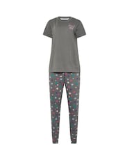 Long Tall Sally Sparkle Shine Short Sleeve Cuffed PJ Set - Imagen 5 de 5