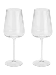 Style Sisters Set of 4 Clear Wine Glasses - Image 2 of 2