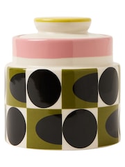 Orla Kiely Multi Spot Square Oval Storage Jar - Image 2 of 4