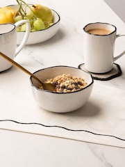 Style Sisters Set of 4 White Cereal Bowls - Image 2 of 4