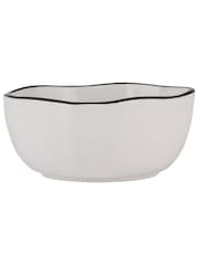 Style Sisters Set of 4 White Cereal Bowls - Image 3 of 4