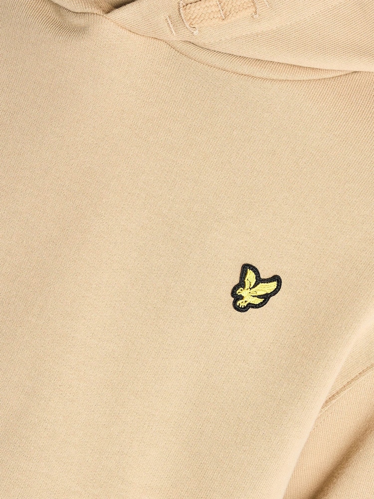 Lyle & Scott Natural Pullover Hoodie - Image 6 of 6