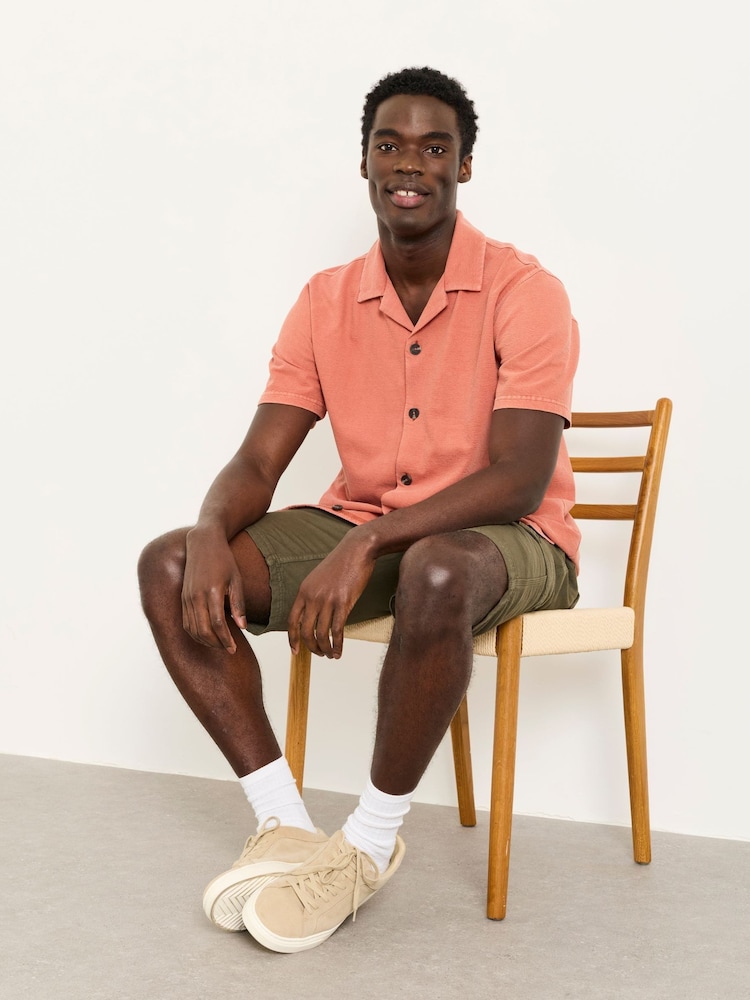 FatFace Terracotta Textured Shirt - Image 2 of 4 FatFace Terracotta Textured Shirt - Image 2 of 4