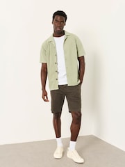 FatFace Sage Green Textured Shirt - Image 3 of 6
