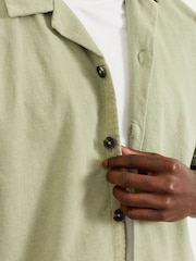 FatFace Sage Green Textured Shirt - Image 4 of 6