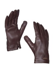 COACH Brown New York Womens Leather Tech Gloves - Image 2 of 4