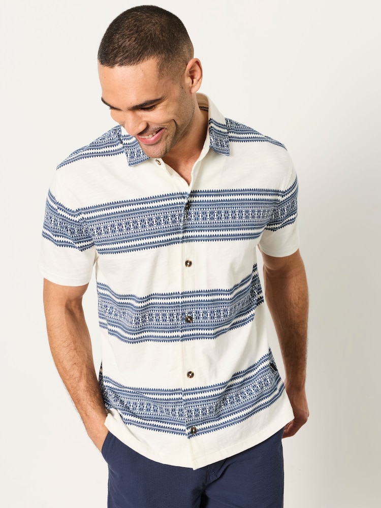 قميص منقوش بنمط مخطَّط من FatFace - Image 2 of 6