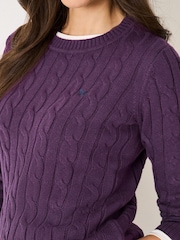 Crew Clothing Cotton & Cashmere Chunky-Knit Jumper - Imagen 2 de 5