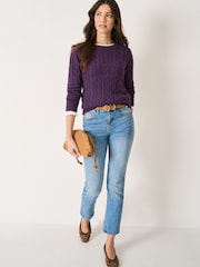 Crew Clothing Cotton & Cashmere Chunky-Knit Jumper - Imagen 3 de 5